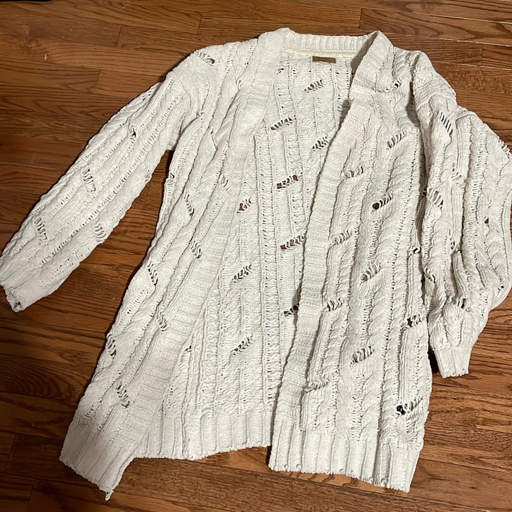 Cream Pol cardigan good used condition